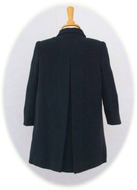 Child's traditional coat back view