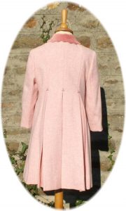 Girl's classic coat back