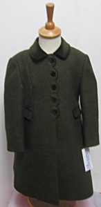 Helen coat in Olive Green Tweed