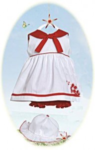 Toddler's sailor dress