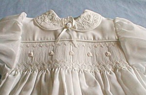 Smocking detail