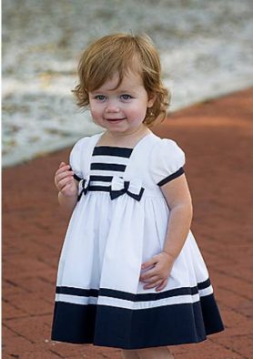 Little girl's sailor dress