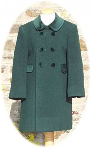 Childs traditional coat in green