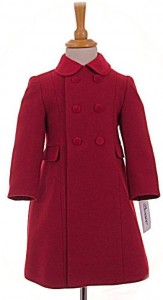 Childs traditional coat in red