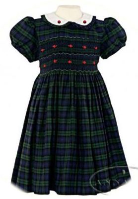 toddler's tartan dress