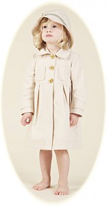 Girl's coat and hat from Hucklebones