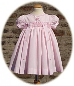 Baby girl's smocked dress