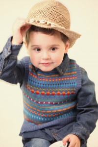 Child's fairisle tank top