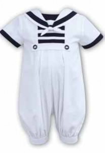 Baby boy's sailor suit from Sarah Louise