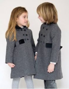 Child's classic wool winter coat