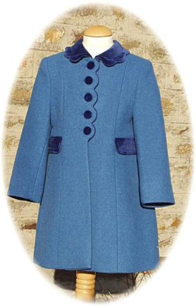 Girl's traditional winter coat