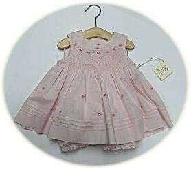 Babies' smocked dresses