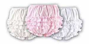 Baby's frilly knickers