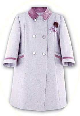 Girl's smart coat and hat