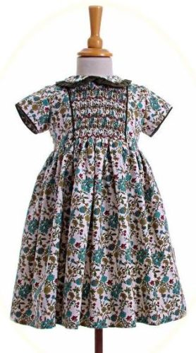 Little girl's hand-smocked dress