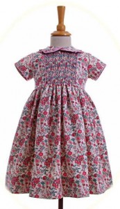 Girl's smocked dress