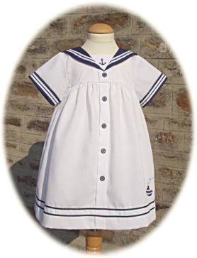 Baby girl's sailor dress