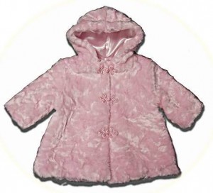 Little girl's hooded coats