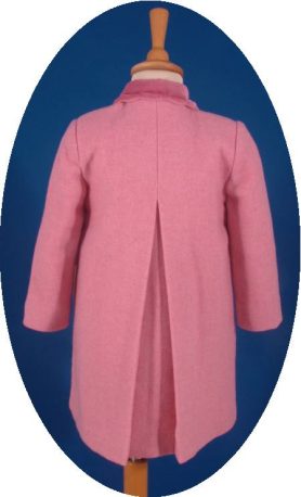 Child's traditional coat back view