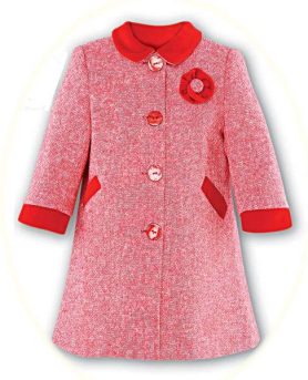 Girl's smart coat from Sarah Louise