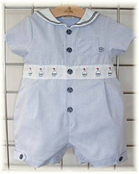 Baby's sailor romper