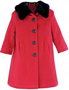 Girl's classic coat and hat