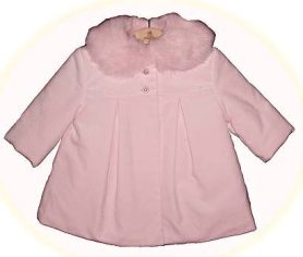 Baby coat and bonnet