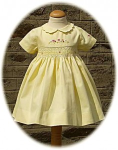 Smocked baby dresses