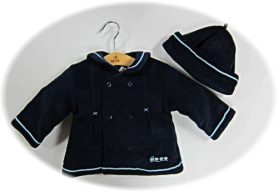 Baby boy's jacket and hat