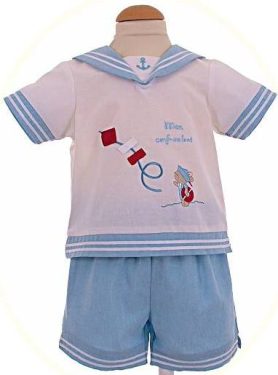 Baby boy's sailor suit