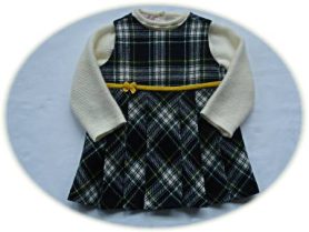 Tartan pinafore dress