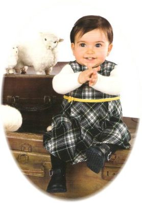 Girl's tartan dress